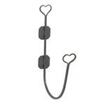 Bathroom Hose Holder Heart Black Wrought Iron Renovator's Supply. Fixed Price $50.99.