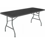 14678BKH1 Foot Centerfold Folding Table - Black. Fixed Price $56.95.