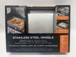 Mr. Bar-b-q 08630BR Stainless Steel Grill Top Griddle 18.25IN W. Fixed Price $23.76.