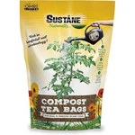 Sustane Natural And Organic Compost Tea Bags Plant Fertilizer, 12 Count. Fixed Price $21.09.