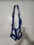 New Heartland Blue Nylon+gold Buckle Large 800-1100 Lbs. Horse Halter Gear. Fixed Price $17.99.