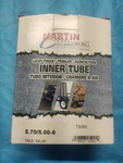 Martin Wheel Inner Tube, 5.70/5.00-8, TR-13 Valve, Butyl Rubber. Fixed Price $39.95.