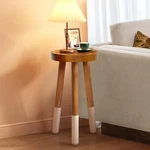 Teak 11.8 Round Dip Dyed Stool 24" Tall Accent Table & Plant Stand. Fixed Price $83.99.