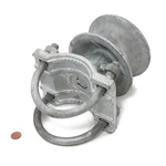(4-PACK) 4" Round Post X 1/2" Gate Frame Steel Cantilever Roller. Fixed Price $325.00.