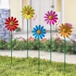 Wind Spinners Garden DECOR,5 Pack Colorful Daisy Stakes For Outdoor. Fixed Price $45.26.