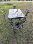 Woodard Mid Century Modern Outdoor Patio Set + Lounge Chairs (vintage Metal). Fixed Price $1000.00.