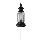 Gerson 42.5IN Distressed Black Antique Style B/o Lantern Garden Stake. Fixed Price $44.09.