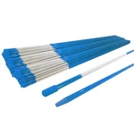48 In. Blue Fiberglass Garden Driveway Marker, Reflective Snow Plow Stake,. Fixed Price $137.82.