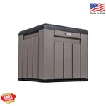 Lifetime Outdoor Storage Cube Deck Box For Package Delivery, Patio Furniture Cus. Fixed Price $108.99.