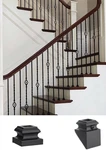 16 Pcs Wrought Iron Stair Balusters Metal Railing Kit. Fixed Price $69.99.