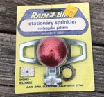 Vtg Metal Rain Bird Rectangle Spray Hose Sprinkler Spot Lawn Garden Flower Bed. Fixed Price $15.00.
