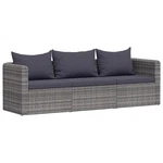 Modular Grey Poly Rattan Outdoor Sofa Set Vidaxl. Fixed Price $473.99.