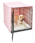 Midwest Homes For Pets Large Dog Crate Cover Featuring Teflon 42 Inch, Pink. Fixed Price $46.68.