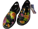 Sloggers Waterproof Womens Sz 6 Clog Sip On Garden Shoes Boots Nwt Black Pansy. Fixed Price $21.99.