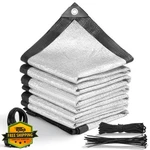 99% 20X20 Ft Aluminet Shade Cloth With Grommets 6/8/10/12/20/ Aluminum Ref.... Fixed Price $145.99.