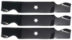 Sears Craftsman 54" Lawn Tractor Mower Blades Set Of 3. Fixed Price $64.95.