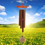 Woodstock Amber Wind Chime With Cherry And Ash Finish New Box. Fixed Price $35.00.