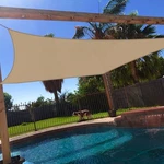Outdoor Sail Canopy Rectangle Uv Block For Yard Deck Pool. Fixed Price $259.19.