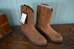 New Diamondback SIZE9.5 Wellington 12" Brown Leather Pull Work Boots. Fixed Price $79.99.