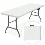 6FT Folding Half Portable Dining With Handle For Bbq Wedding. Fixed Price $75.60.