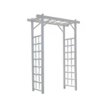 Dura-trel Elmwood Arbor, Vinyl Garden Archway For Outdoors, 57" X 85", White .... Fixed Price $132.99.