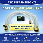 Diversey Rtd Water Hook-up Kit Hose Quick Connect Dispenser 3191746. Fixed Price $44.88.
