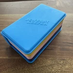 Vintage 1988 Jewelry Keeper Emson Plastic Storage Box & Travel Organizer Trifold. Fixed Price $7.00.