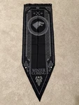 Game Of Thrones House Stark Tournament Banner Flag Hbo Seven Kingdoms Calhoun. Fixed Price $14.95.