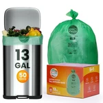 Trash Bags 13+ Gallon Tall Kitchen,compostable Lawn & Leaf Yard Waste B.... Fixed Price $25.32.