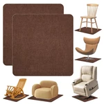 35X35 Inch Brown Non Skid Recliner Pads Hardwood Floor Furniture Mats 2 Pcs. Fixed Price $47.56.
