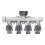 Gilmour 5/8 In. Polymer Threaded Male 4-WAY Shut-off Valve (pack 2). Fixed Price $35.54.