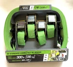 Smart Straps 10-FT Cambuckle Tie Downs 4-PACK, 300 Lbs Safe Work Load. Fixed Price $16.87.