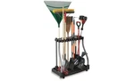 Rubbermaid Garage Tool Tower Rack Easy Assemble Wheeled Organizes Up 40. Fixed Price $102.70.