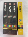 Vhs Basf 4 Pack T-120 Chrome Extra Quality Blank Video Tapes New Sealed. Fixed Price $9.95.