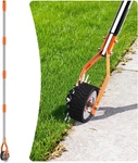Manual Lawn Edger Rotary Wheel Grass Trimmer With Adjustable Handle Yard. Fixed Price $38.06.