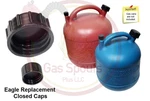 Eagle Gas Cap Set Black Closed Transport & Storage PG-1 PG-3 PG-5 PG-6 KP5 KP3. Fixed Price $7.99.