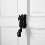 Renovators Supply Black Cast Iron Squirrel Shaped Vintage Front Door Knocker. Fixed Price $46.99.
