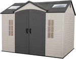 Spacious 10X8 Outdoor Storage Shed With Windows, Skylights & Shelving. Fixed Price $2531.99.