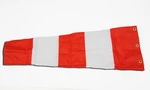 Airport Windsock Corporation 8" X 36" Orange And White Replacement Usa. Fixed Price $38.95.