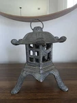 Vintage Cast Iron Pagoda Candle Holder Lantern Japanese Style. Fixed Price $59.95.