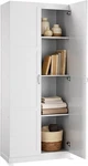 71" Tall Modern Wooden Storage Cabinet Large Capacity With 2 Doors,home Office. Fixed Price $169.00.