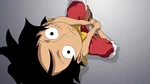 One Piece Monkey Luffy Anime Boys Face Gradient Gray Playmat Gaming. Fixed Price $36.99.