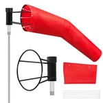 1 Set 8" X 36" Airport Windsock Heavy Duty And Ball Bearing Frame, Waterpr.... Fixed Price $128.86.