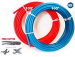 Efield Rolls 1/2" X100FT (200FT) Pex-b Pipe/tubing Red &blue With Cutter. Fixed Price $52.99.