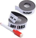 (2-PACK) 1 Inch X 25 Feet Magnetic Dry Erase Strips Labels Roll Perfe. Fixed Price $23.97.