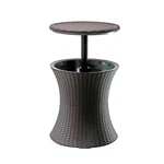 Keter Pacific Cool Bar Outdoor Patio Furniture And Hot Tub Side Brown,. Fixed Price $145.99.