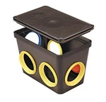 Tuf-tite 6 Hole Drain Distribution Box With Lid And Seals. Fixed Price $58.22.