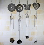 Hanging 3D Metal Wind Spinner Chime With Ball Indoor Outdoor Garden Decoration. Fixed Price $5.00.