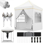 6.5X6.5FT Pop Canopy Heavy Duty Beach Camping Tent UPF50+ With 4 Sidewalls. Fixed Price $115.99.