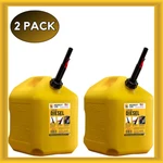 Midwest Can 8610 5 Gal Diesel Quick Flow Portable Fuel Container Pack Of 2. Fixed Price $47.99.